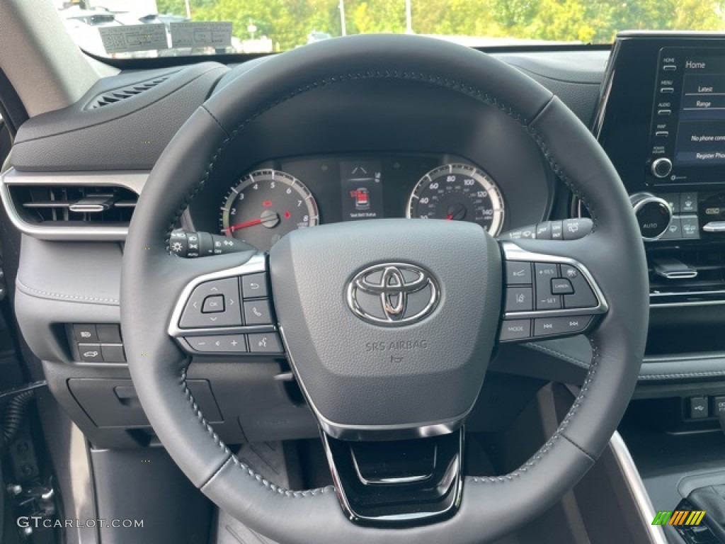 2021 Highlander LE AWD - Magnetic Gray Metallic / Black photo #13