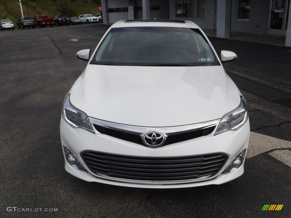 2014 Avalon Limited - Blizzard Pearl / Black photo #4
