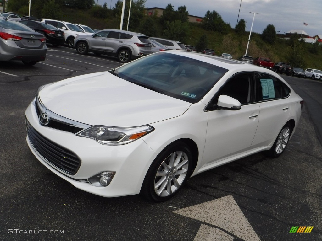 2014 Avalon Limited - Blizzard Pearl / Black photo #5