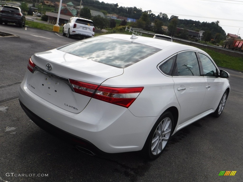 2014 Avalon Limited - Blizzard Pearl / Black photo #10