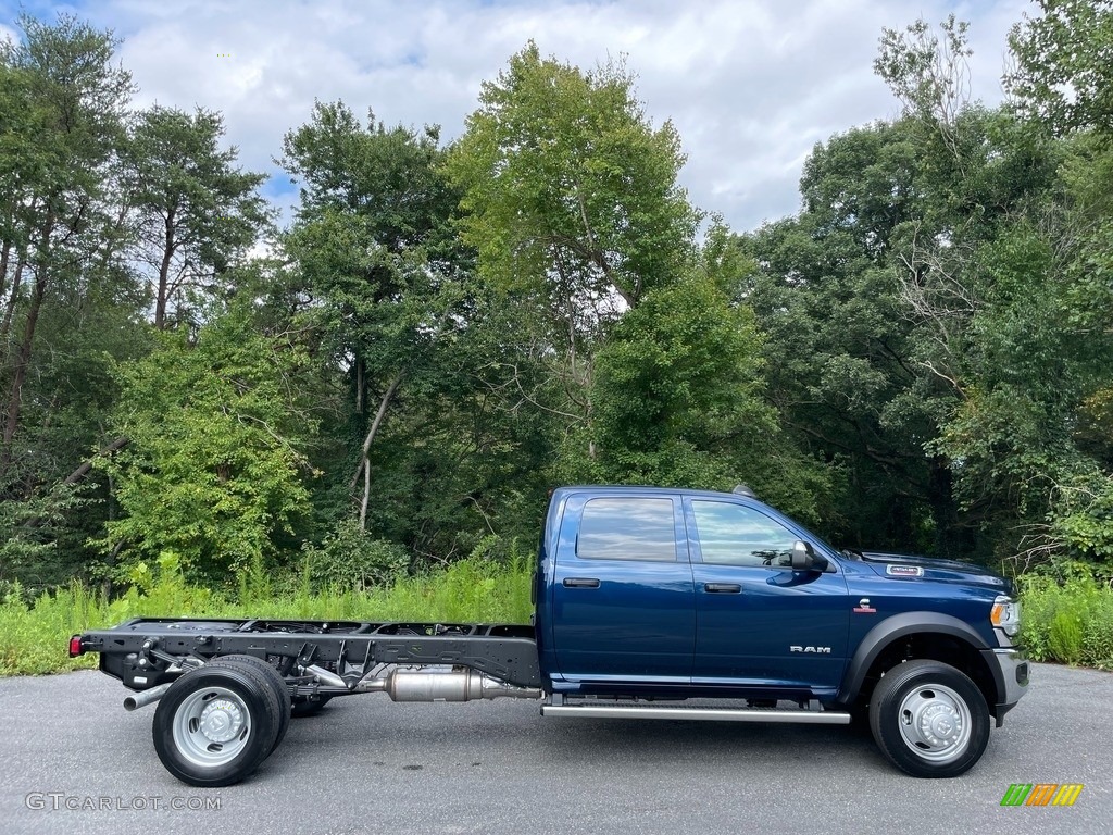 Patriot Blue Pearl 2021 Ram 4500 Tradesman Crew Cab 4x4 Chassis Exterior Photo #142839333