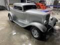 Silver 1932 Ford Deuce Coupe 3 Window