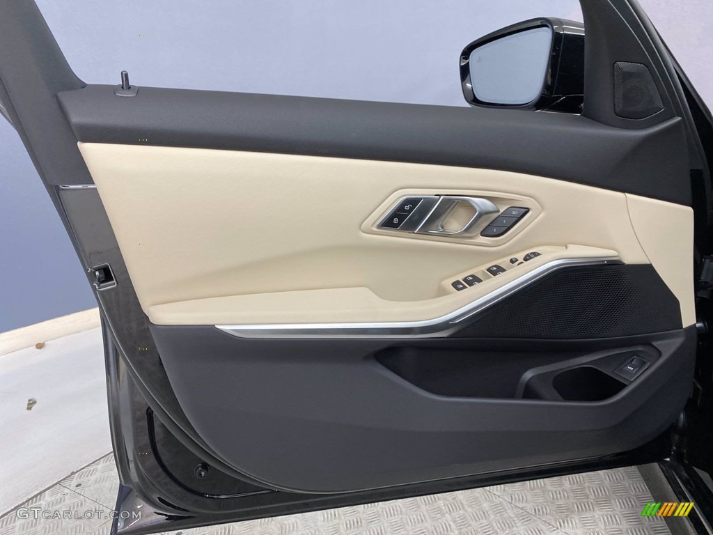 2022 3 Series 330i Sedan - Jet Black / Canberra Beige photo #10