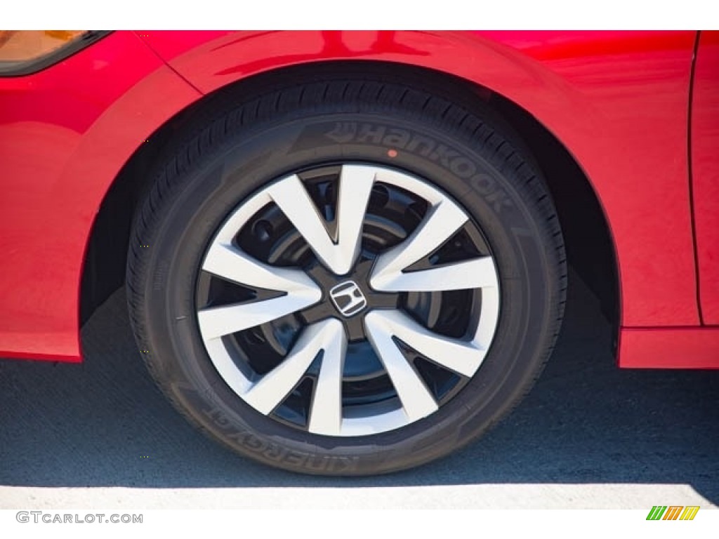 2022 Civic LX Sedan - Rallye Red / Black photo #13
