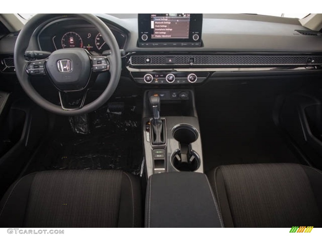2022 Honda Civic LX Sedan Black Dashboard Photo #142842339