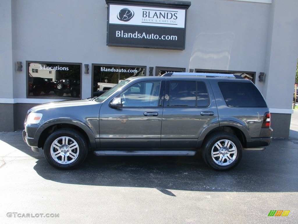 Black Pearl Slate Metallic Ford Explorer