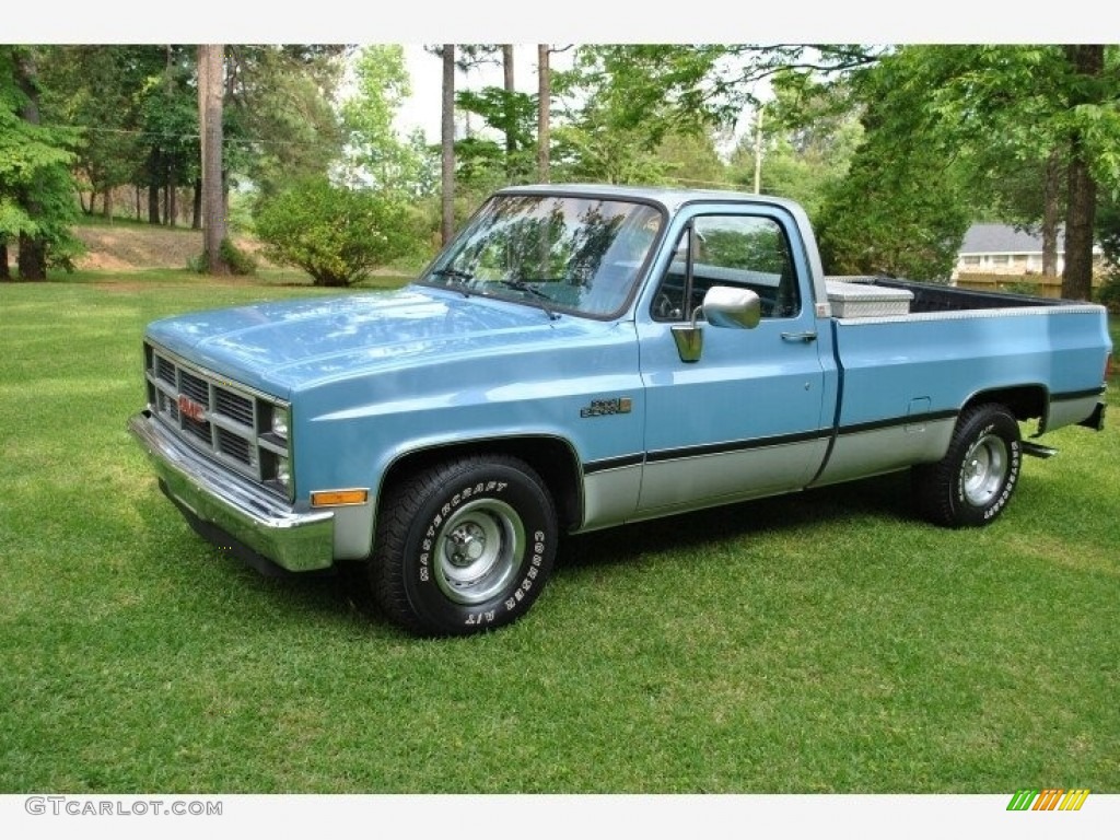 Light Blue Metallic 1984 GMC C/K C1500 High Sierra Regular Cab Exterior Photo #142842828