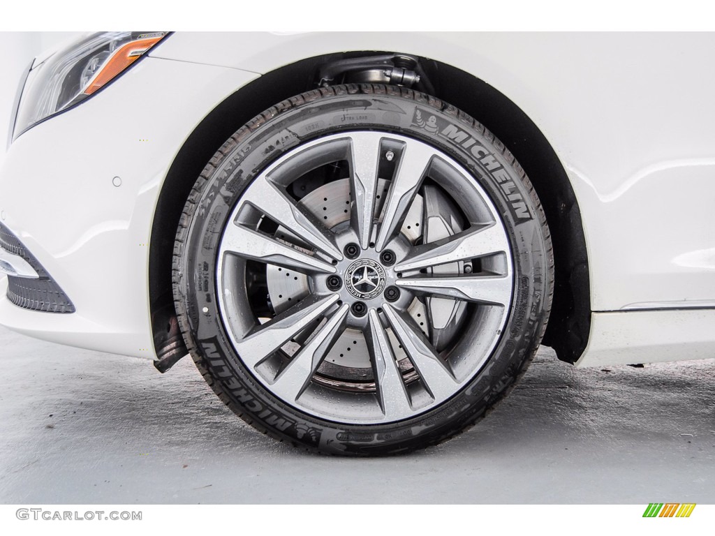 2018 S 450 Sedan - designo Diamond White Metallic / Silk Beige/Espresso Brown photo #9