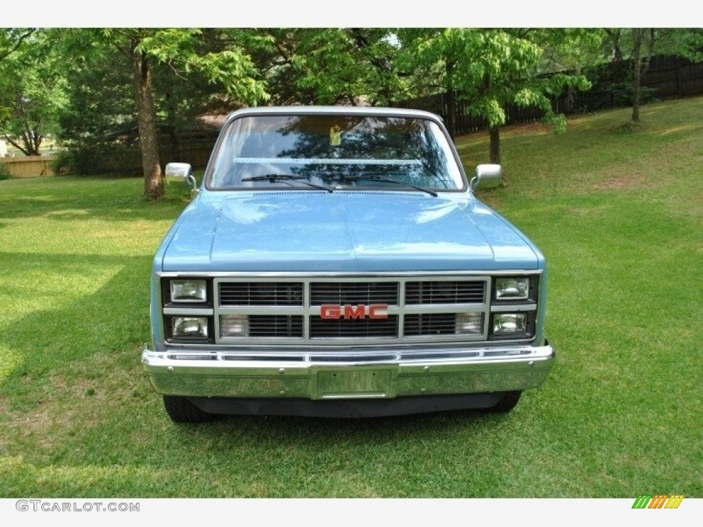 Light Blue Metallic 1984 GMC C/K C1500 High Sierra Regular Cab Exterior Photo #142843287