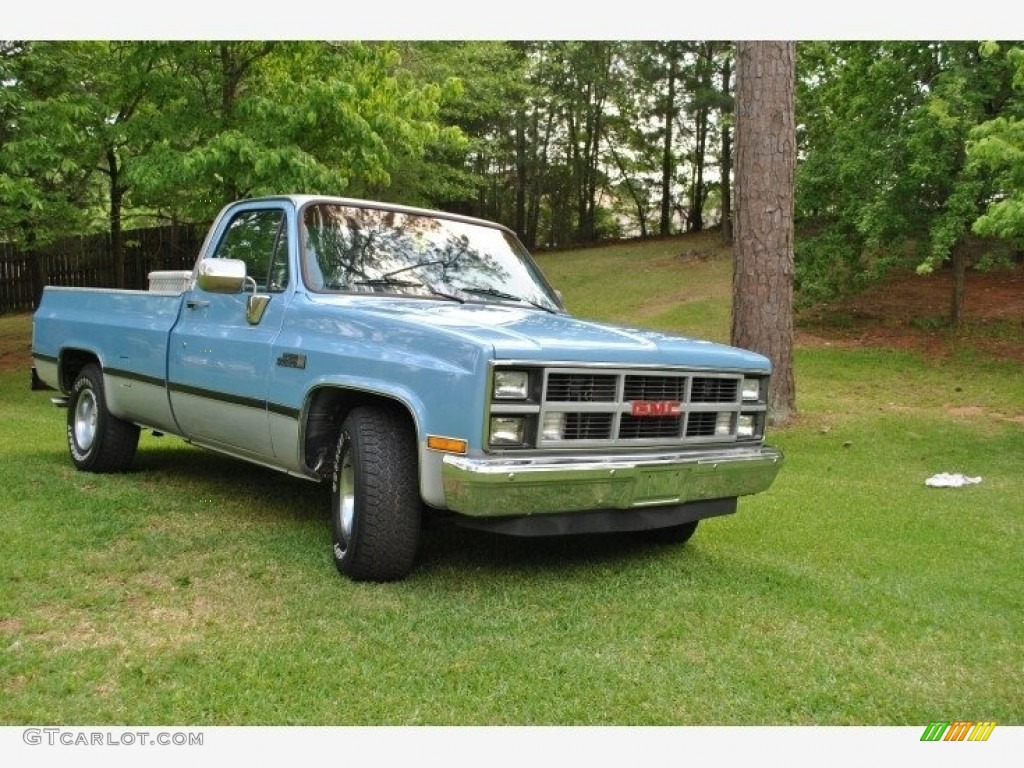 Light Blue Metallic 1984 GMC C/K C1500 High Sierra Regular Cab Exterior Photo #142843314