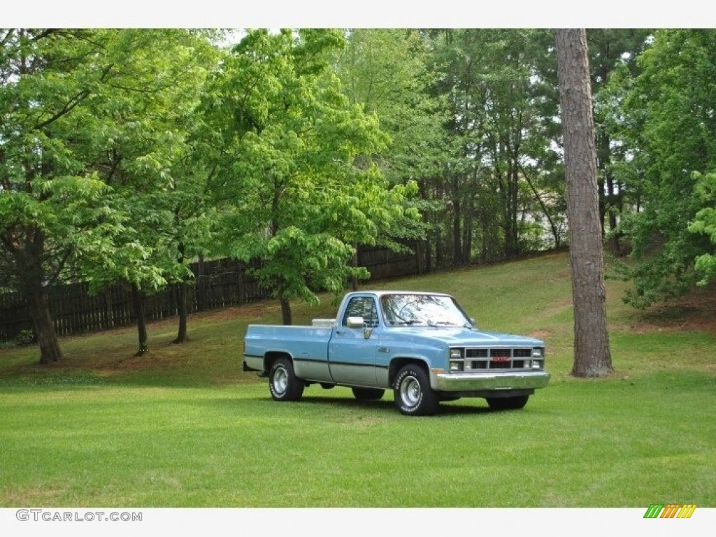 Light Blue Metallic 1984 GMC C/K C1500 High Sierra Regular Cab Exterior Photo #142843365