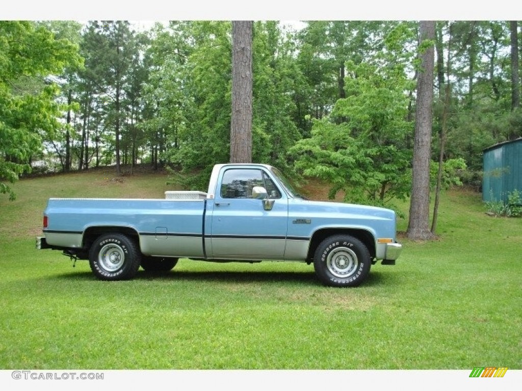 Light Blue Metallic 1984 GMC C/K C1500 High Sierra Regular Cab Exterior Photo #142843440