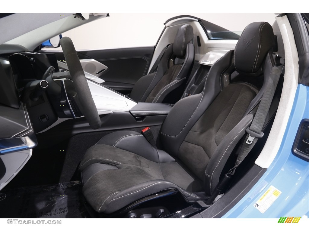 Jet Black/Sky Cool Gray Interior 2020 Chevrolet Corvette Stingray Convertible Photo #142844988