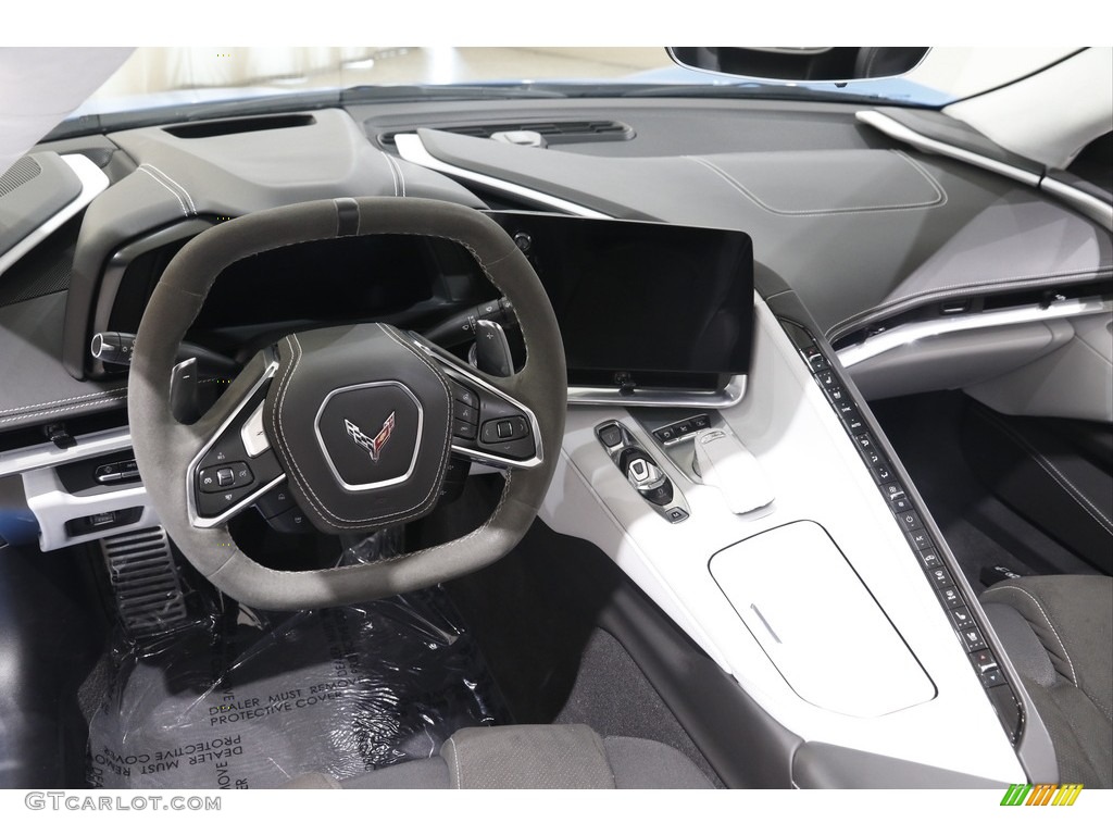 2020 Corvette Stingray Convertible - Rapid Blue / Jet Black/Sky Cool Gray photo #9