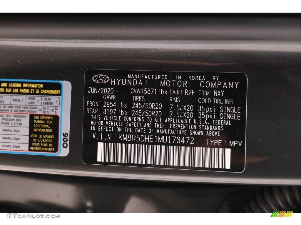 2021 Palisade Limited AWD - Rainforest / Black photo #27
