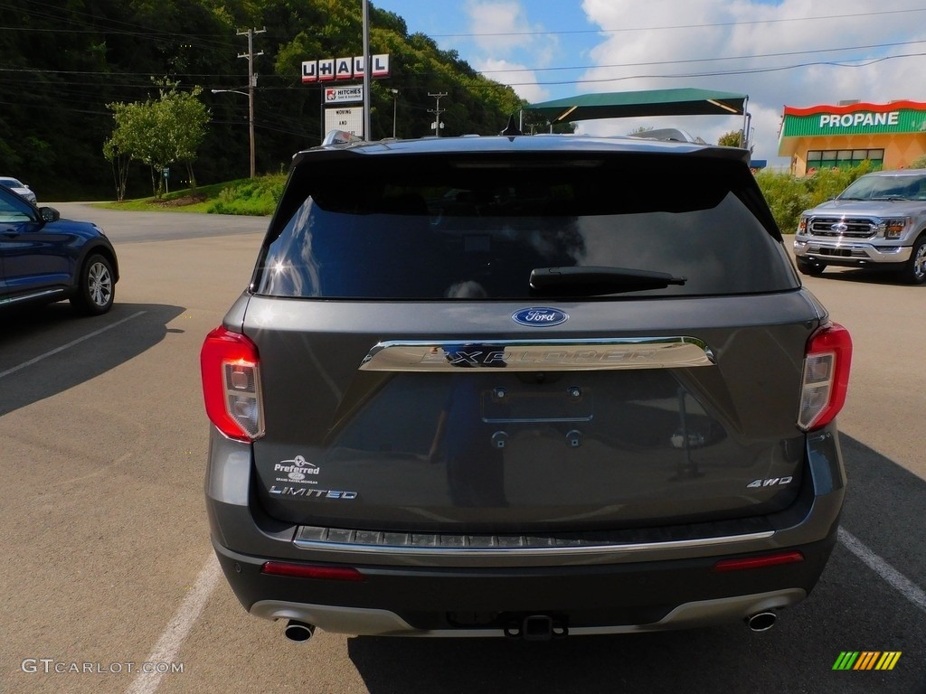 2021 Explorer Limited 4WD - Carbonized Gray Metallic / Ebony photo #3