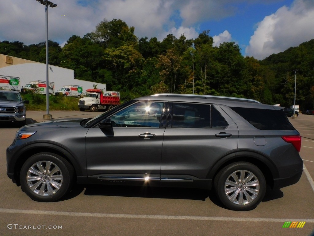 2021 Explorer Limited 4WD - Carbonized Gray Metallic / Ebony photo #6