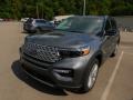 2021 Carbonized Gray Metallic Ford Explorer Limited 4WD  photo #7