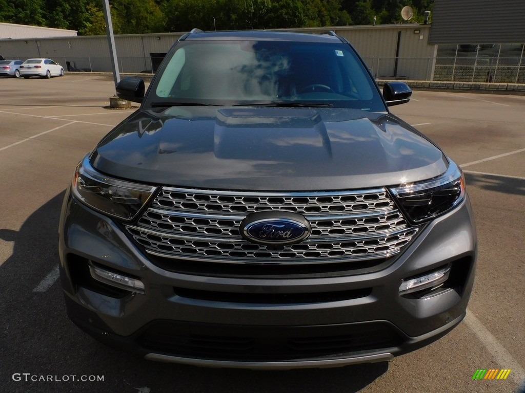 2021 Explorer Limited 4WD - Carbonized Gray Metallic / Ebony photo #8