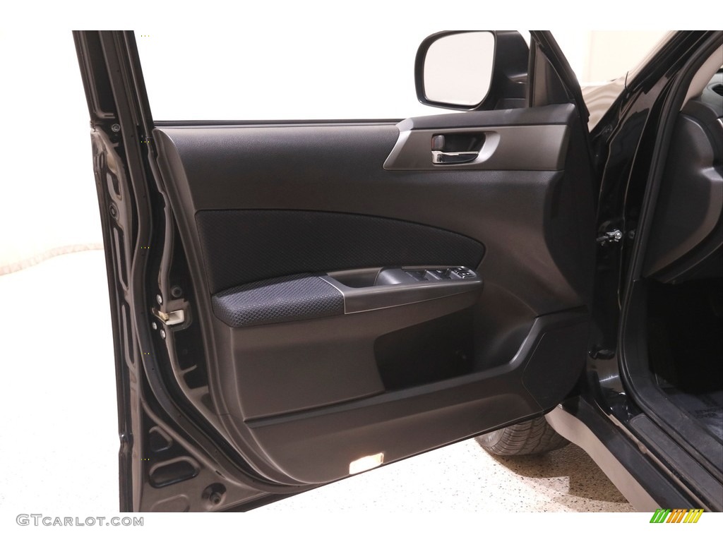 2012 Subaru Forester 2.5 X Premium Black Door Panel Photo #142847327