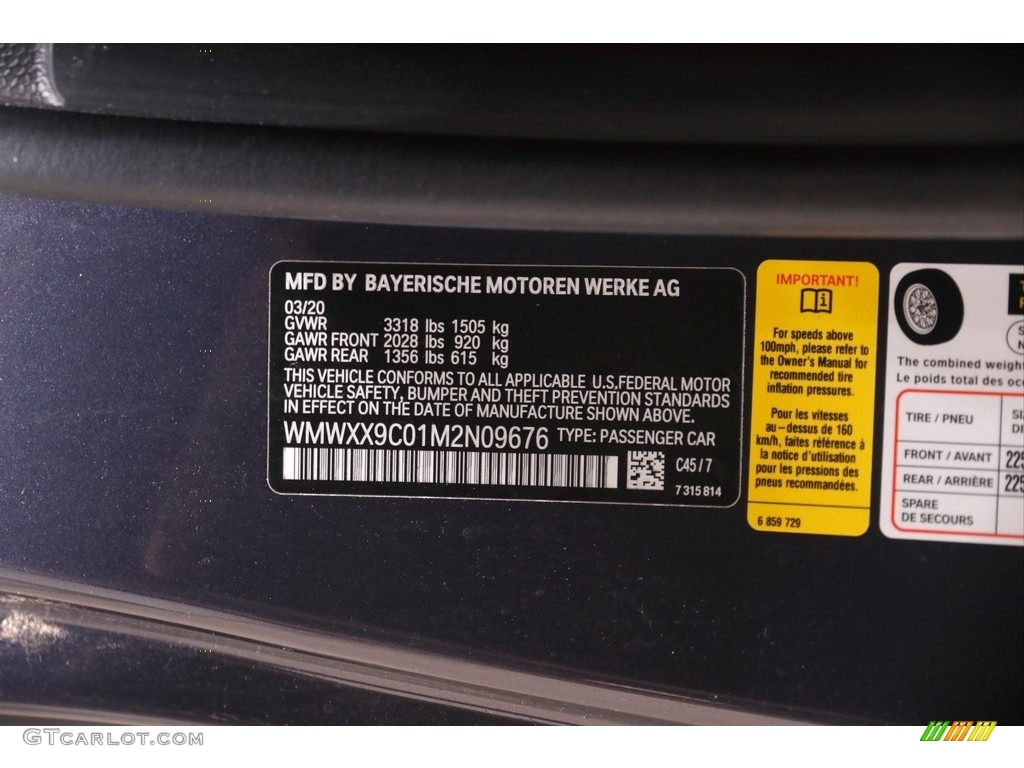 2021 Mini Hardtop John Cooper Works GP Color Code Photos