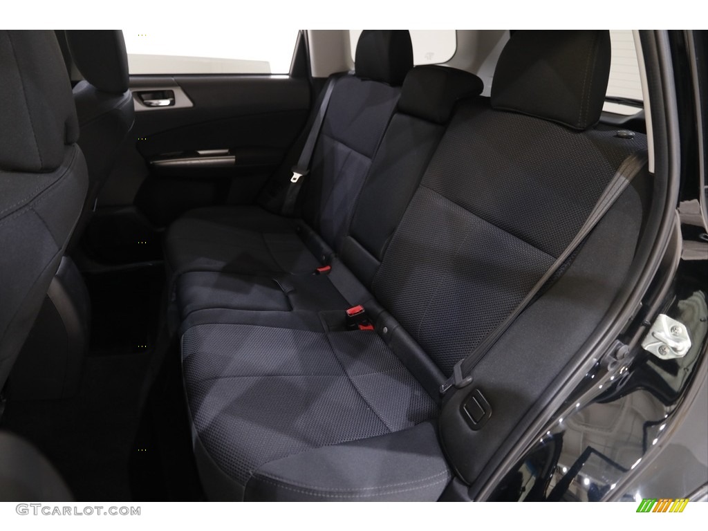 2012 Forester 2.5 X Premium - Obsidian Black Pearl / Black photo #14
