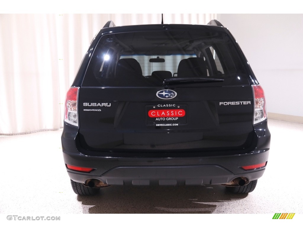2012 Forester 2.5 X Premium - Obsidian Black Pearl / Black photo #15