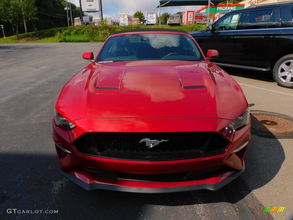 2021 Mustang GT Premium Convertible - Rapid Red Metallic / Ebony photo #8