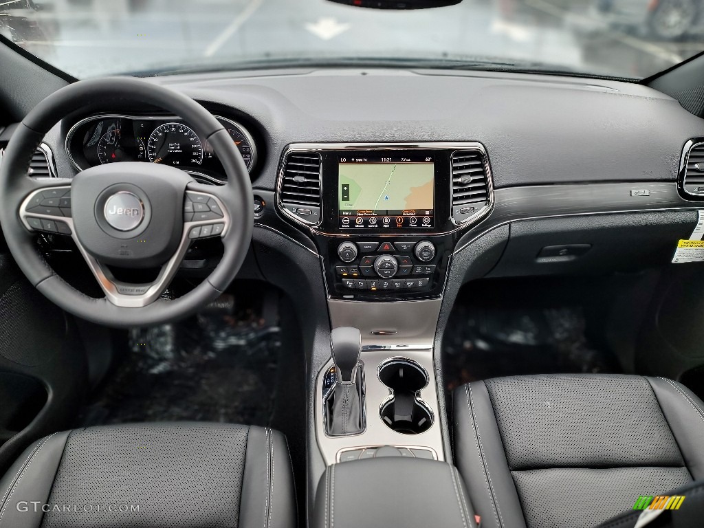 2021 Jeep Grand Cherokee Limited 4x4 Black Dashboard Photo #142847774