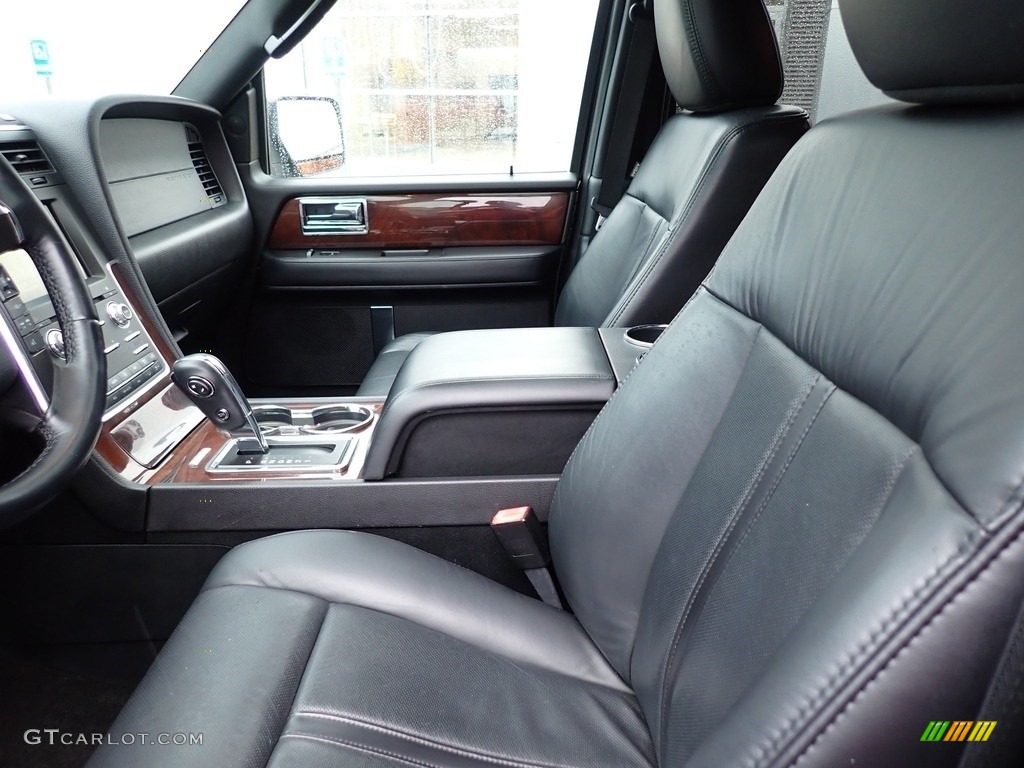 Ebony Interior 2015 Lincoln Navigator L 4x4 Photo #142848398