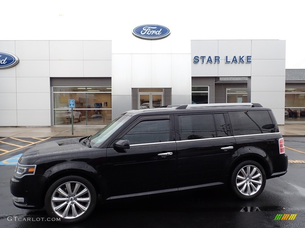 2016 Flex Limited AWD - Shadow Black / Charcoal Black photo #1