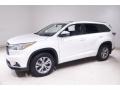 Blizzard Pearl White - Highlander XLE AWD Photo No. 3