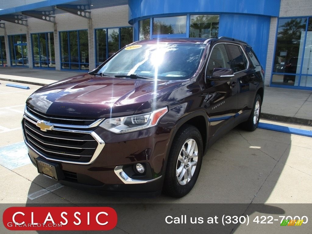 2019 Traverse LT - Black Current Metallic / Jet Black photo #2