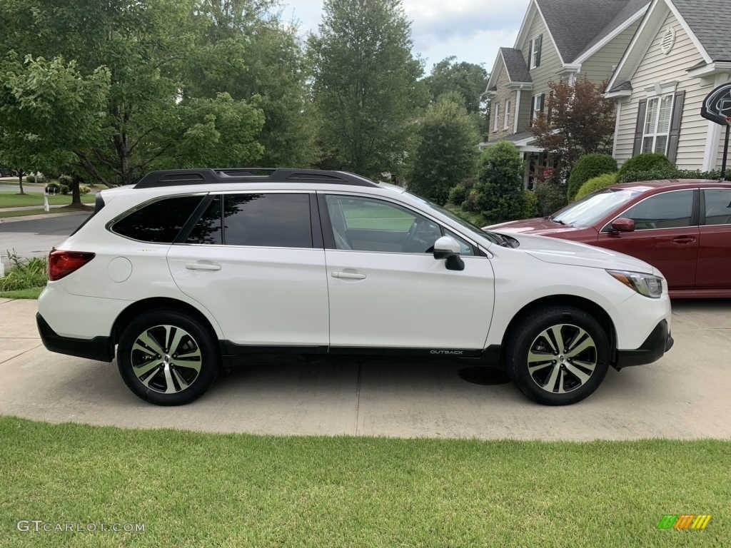 2018 Outback 2.5i Limited - Crystal White Pearl / Ivory photo #3