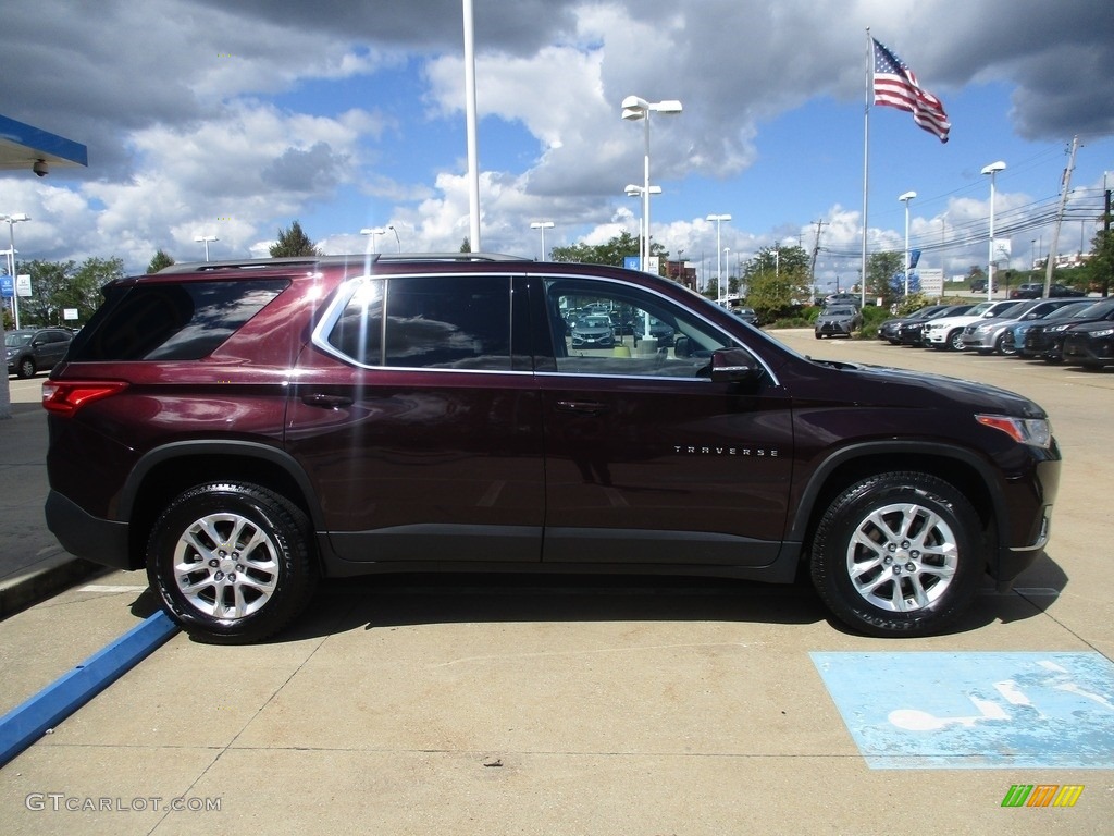 Black Current Metallic 2019 Chevrolet Traverse LT Exterior Photo #142849217
