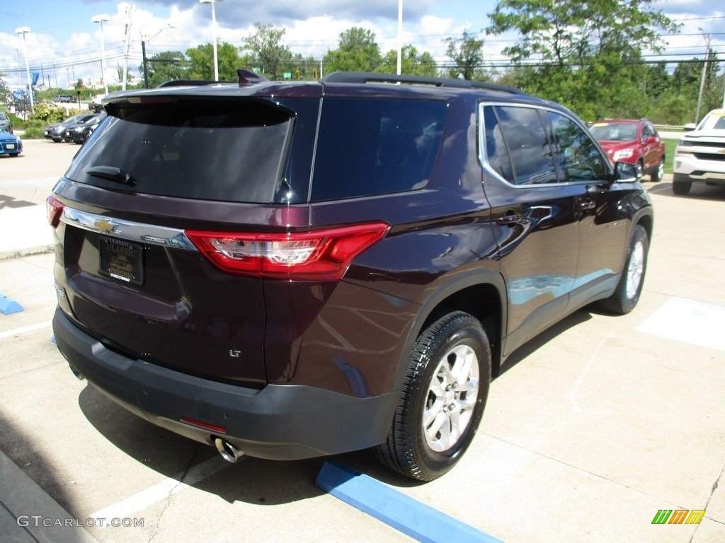 2019 Traverse LT - Black Current Metallic / Jet Black photo #7