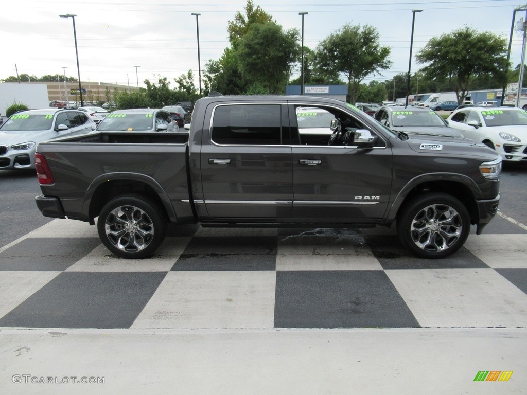 2019 1500 Limited Crew Cab 4x4 - Granite Crystal Metallic / Black photo #3