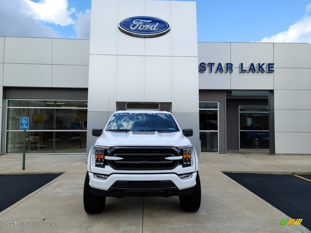2021 F150 XLT Rocky Ridge SuperCrew 4x4 - Oxford White / Black photo #2