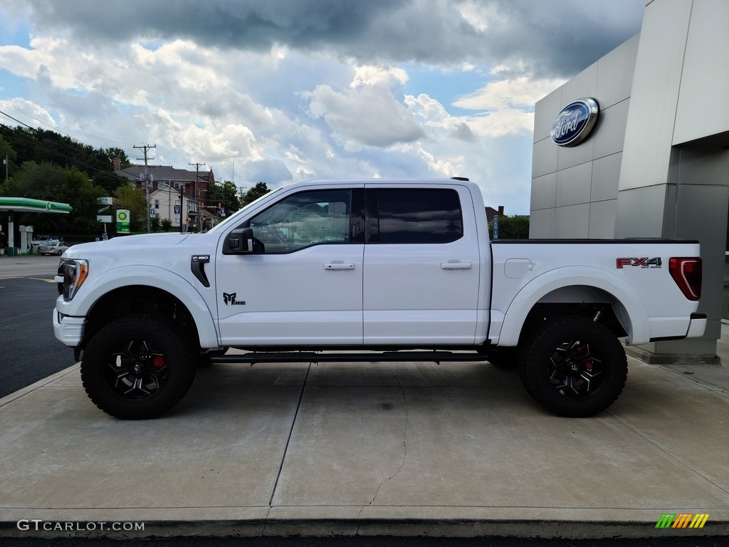 2021 F150 XLT Rocky Ridge SuperCrew 4x4 - Oxford White / Black photo #3
