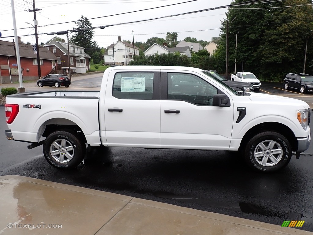 Oxford White 2021 Ford F150 XL SuperCrew 4x4 Exterior Photo #142850213