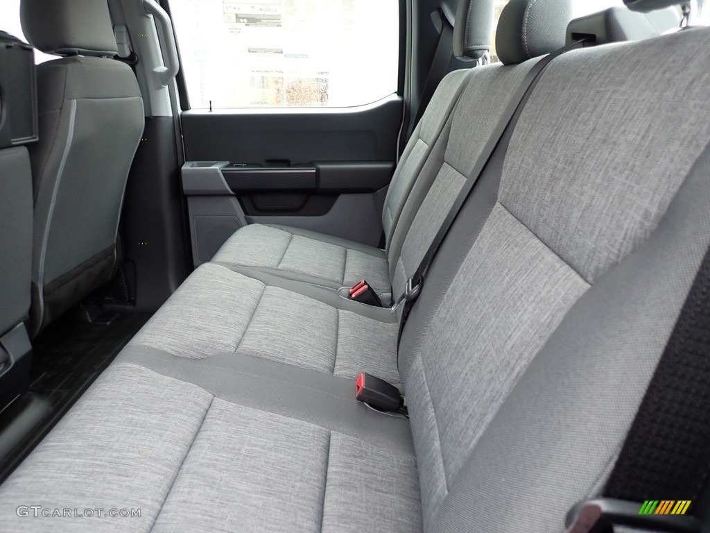 Medium Dark Slate Interior 2021 Ford F150 XL SuperCrew 4x4 Photo #142850267