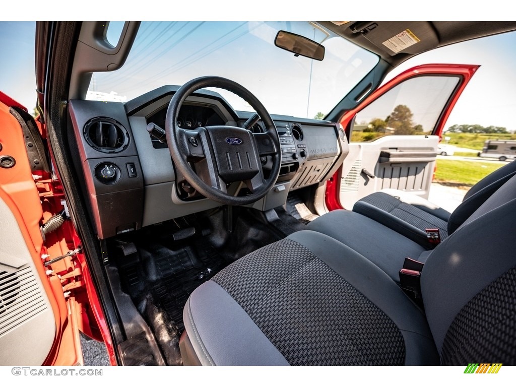 2014 F250 Super Duty Lariat SuperCab 4x4 - Ruby Red Metallic / Black photo #20