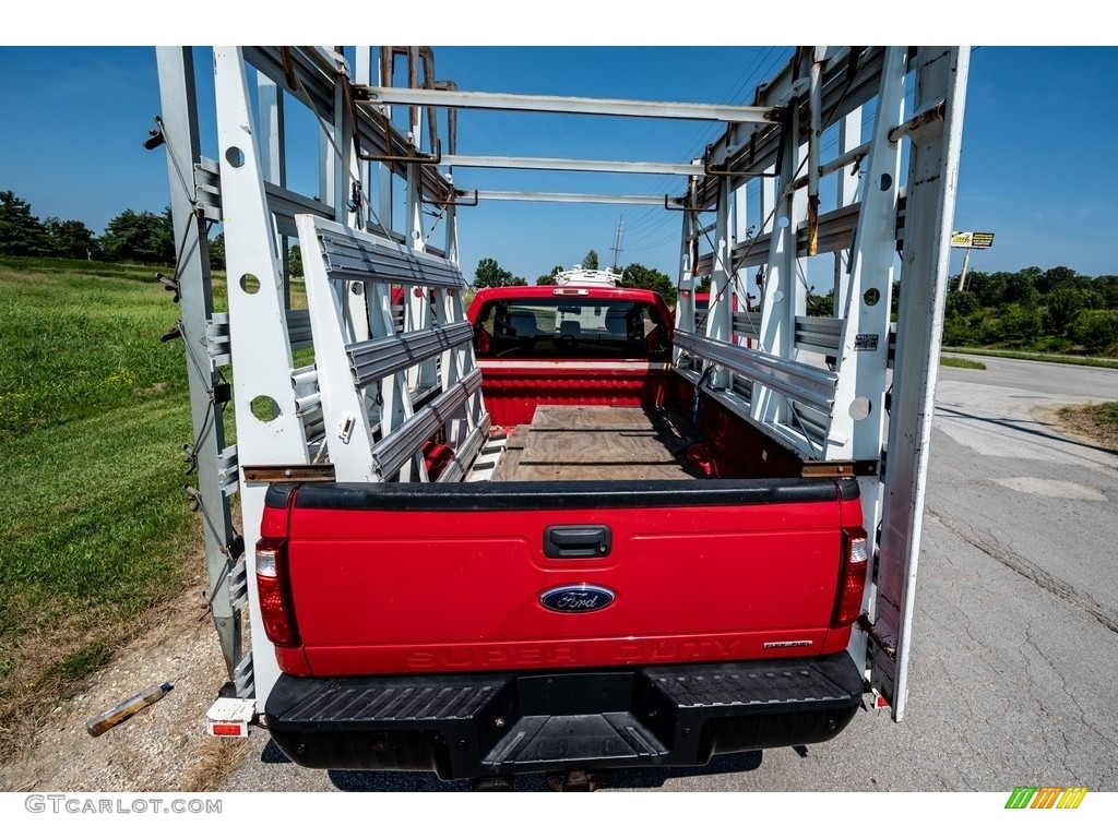 2014 F250 Super Duty Lariat SuperCab 4x4 - Ruby Red Metallic / Black photo #24