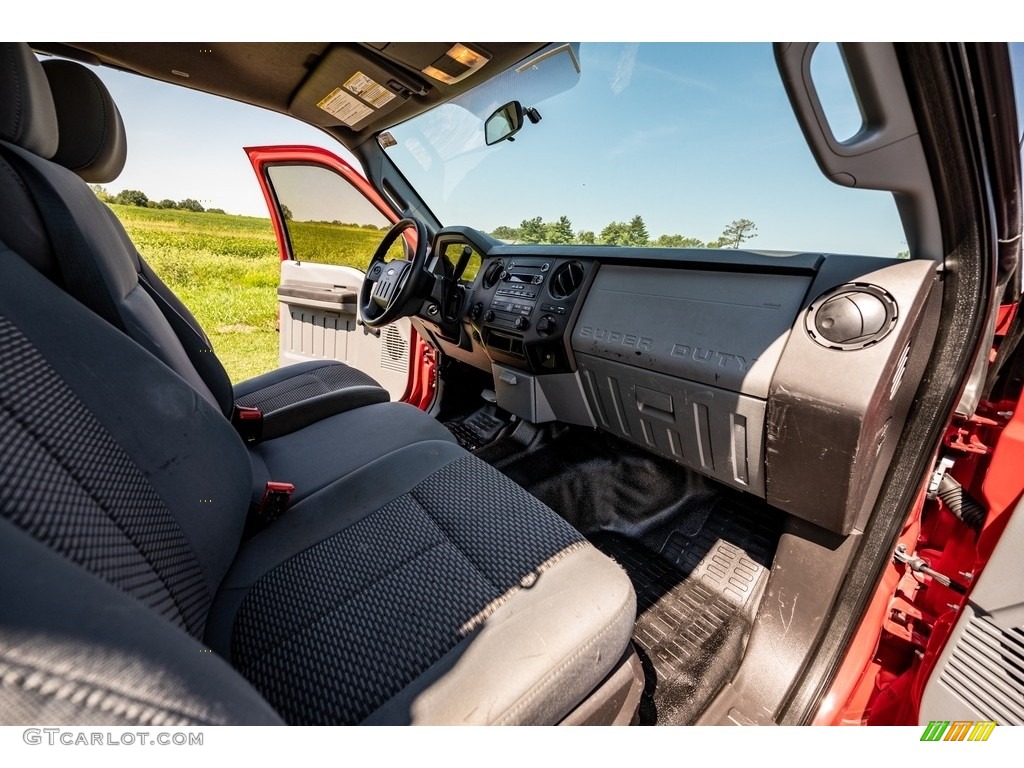 2014 F250 Super Duty Lariat SuperCab 4x4 - Ruby Red Metallic / Black photo #28