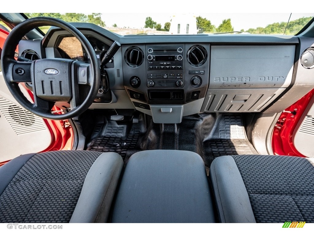 2014 F250 Super Duty Lariat SuperCab 4x4 - Ruby Red Metallic / Black photo #31