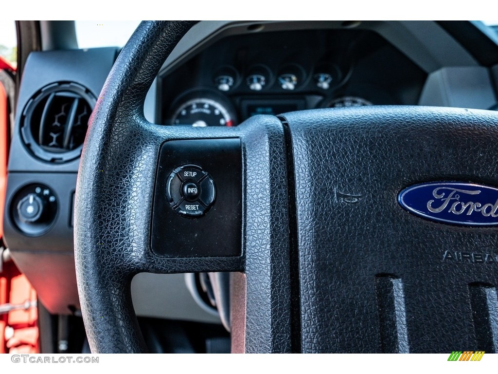 2014 F250 Super Duty Lariat SuperCab 4x4 - Ruby Red Metallic / Black photo #34