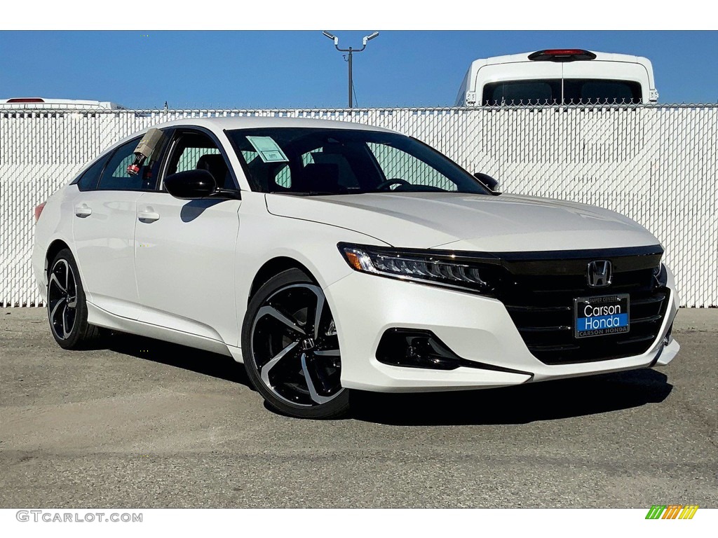 2021 Accord Sport - Platinum White Pearl / Black photo #10