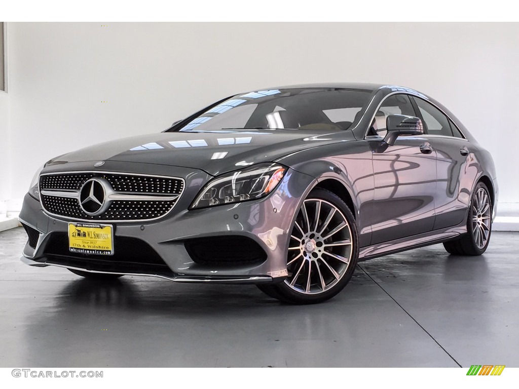 Selenite Grey Metallic 2016 Mercedes-Benz CLS 400 Coupe Exterior Photo #142851998