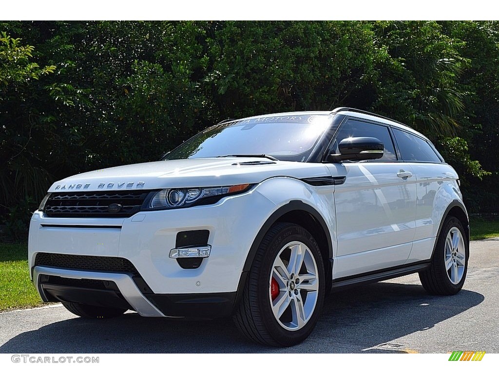 Fuji White 2013 Land Rover Range Rover Evoque Dynamic Exterior Photo #142852589