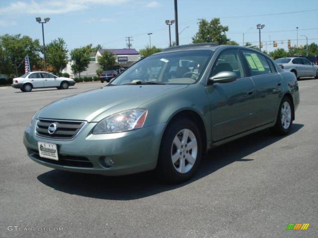 2004 Altima 2.5 SL - Mystic Emerald Metallic / Blond photo #1